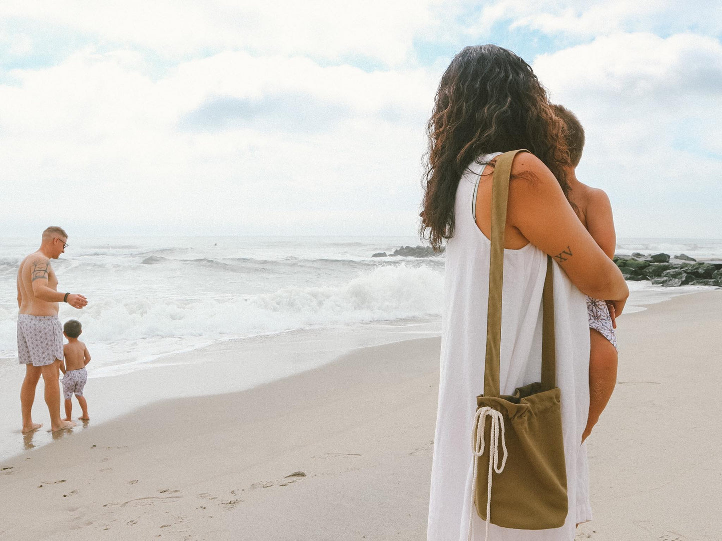 Canvas Sling Beach Bag