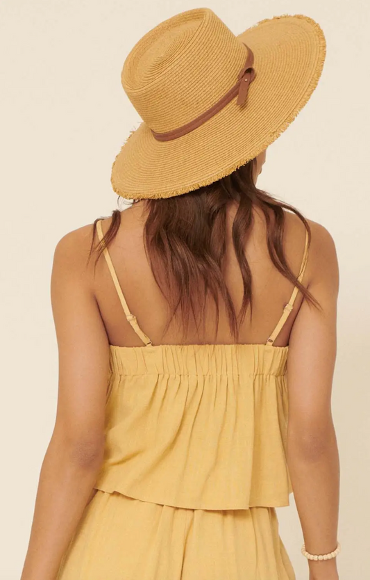 Woven Sweetheart Neck Pleated Flounce Cami Top